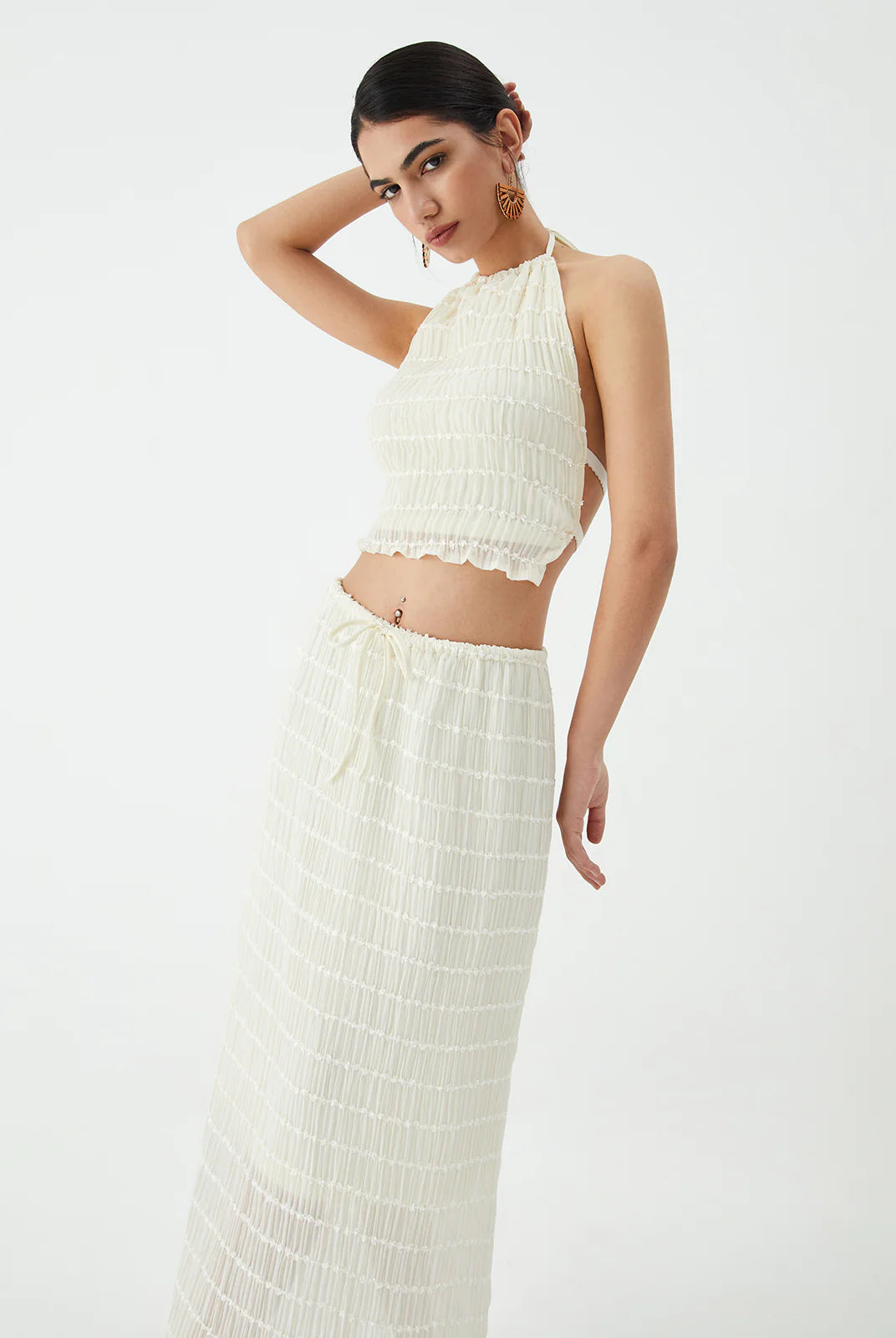 Valerie two-piece set with frill details - SOERA Store