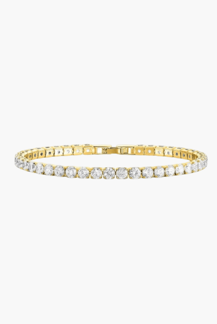 SOERA Soera Tennis Bracelet - Bracelet - Soera-Tennis-Armband-gold gold 4 mm