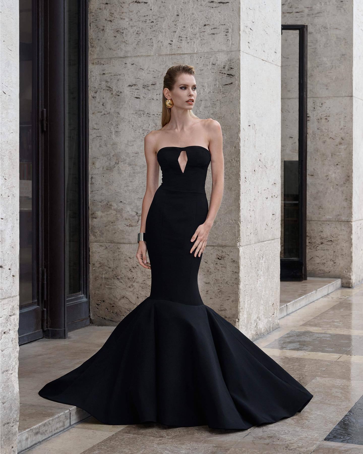 SOERA Anika Strapless Mermaid Maxi Dress - Dresses - Black XS