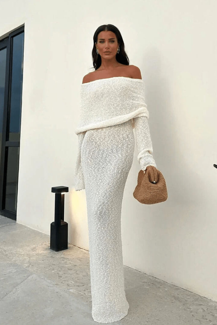 SOERA Marissa Maxi dress - Dresses - DWOD5-KL876004 creme S