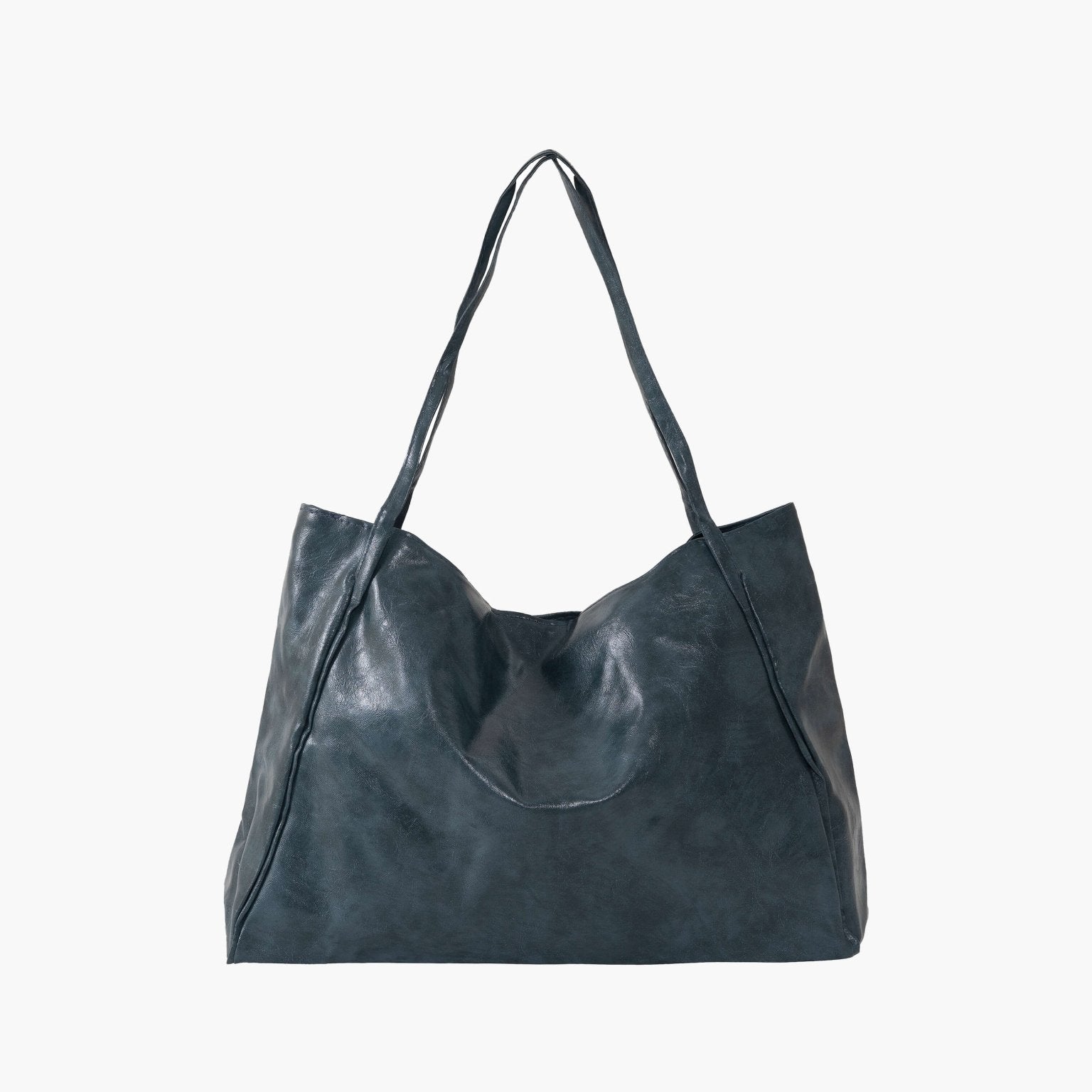 SOERA Diane Shopper Bag - Handbags - Soera-Diane-Faux-Leather-Bag-Burgundy-Blue Blue Regular