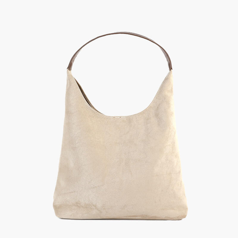 SOERA Jenna suede bag - Handbags - Soera-Jenna-Suede-Bag-Beige Beige