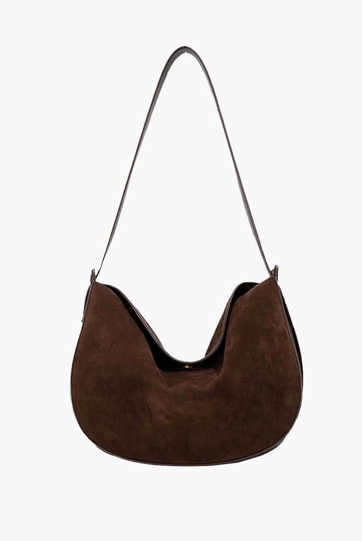 SOERA Lily Faux Suede Bag - Handbags - Soera-Lily-Faux-Suede-Bag-Brown Brown Regular
