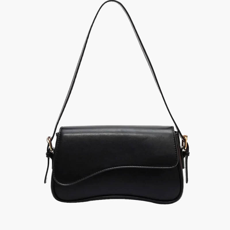 SOERA Mila Shoulder Saddle Bag - Handbags - Soera-Mila-Shoulder-Bag-Black Black Regular