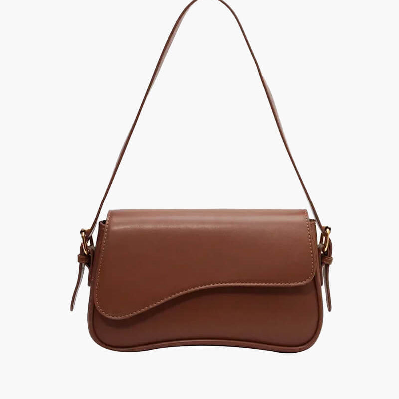 SOERA Mila Shoulder Saddle Bag - Handbags - Soera-Mila-Shoulder-Bag-Brown Brown Regular