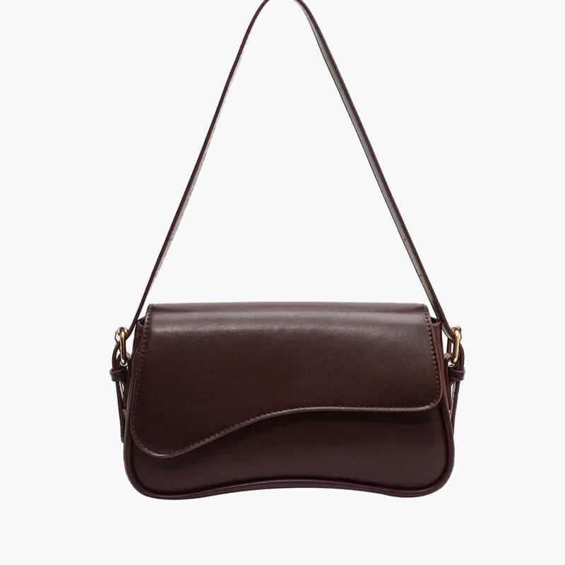 SOERA Mila Shoulder Saddle Bag - Handbags - Soera-Mila-Shoulder-Bag-Dark-Brown Dark Brown Regular