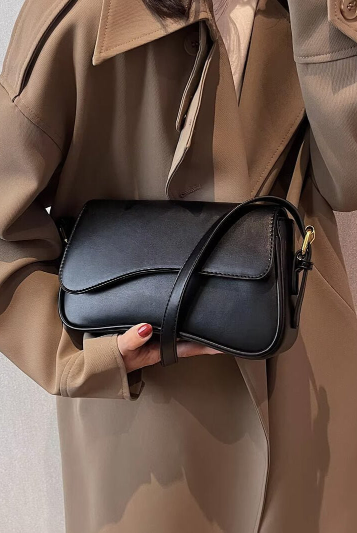 SOERA Mila Shoulder Saddle Bag - Handbags - Soera-Mila-Shoulder-Bag-Silver Silver Regular