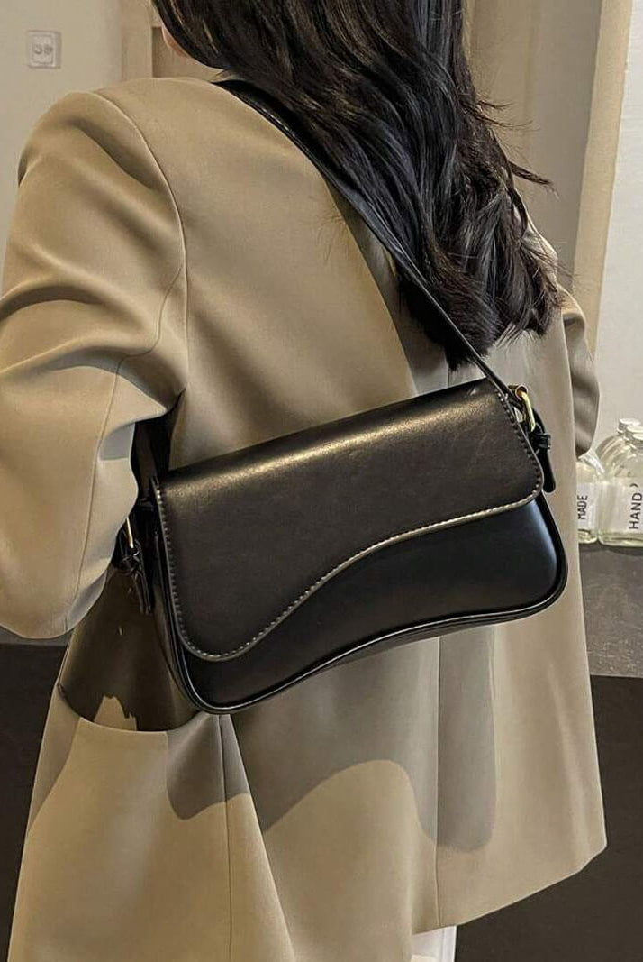 SOERA Mila Shoulder Saddle Bag - Handbags - Soera-Mila-Shoulder-Bag-Silver Silver Regular