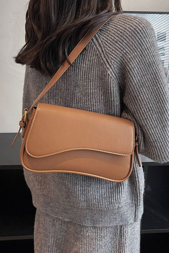 SOERA Mila Shoulder Saddle Bag - Handbags - Soera-Mila-Shoulder-Bag-Silver Silver Regular