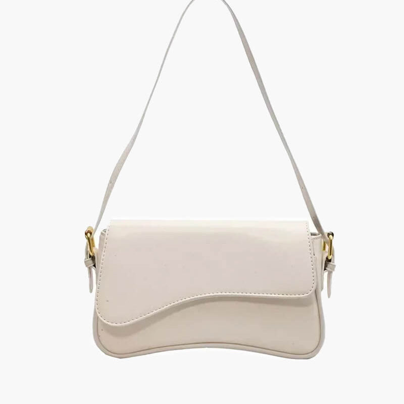 SOERA Mila Shoulder Saddle Bag - Handbags - Soera-Mila-Shoulder-Bag-White White Regular