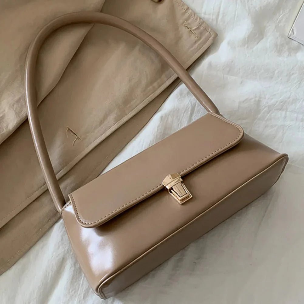 SOERA Tracy Leather Shoulder Bag - Handbags - 3256806228223707-;Wz1754570365850564742 Dark Brown