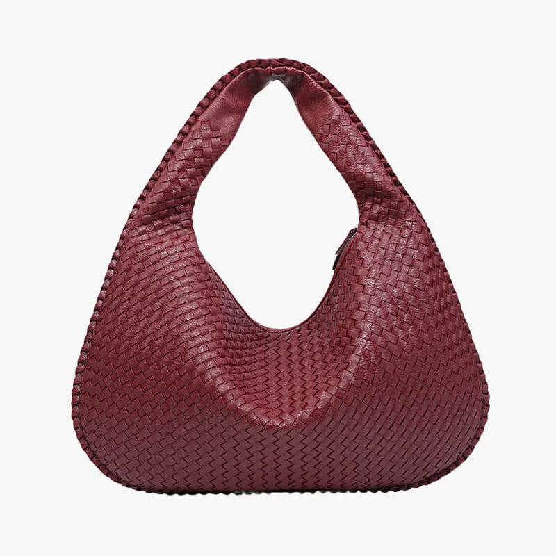 SOERA Woven bag XL - Handbags - DBAD2-QL367002 winered