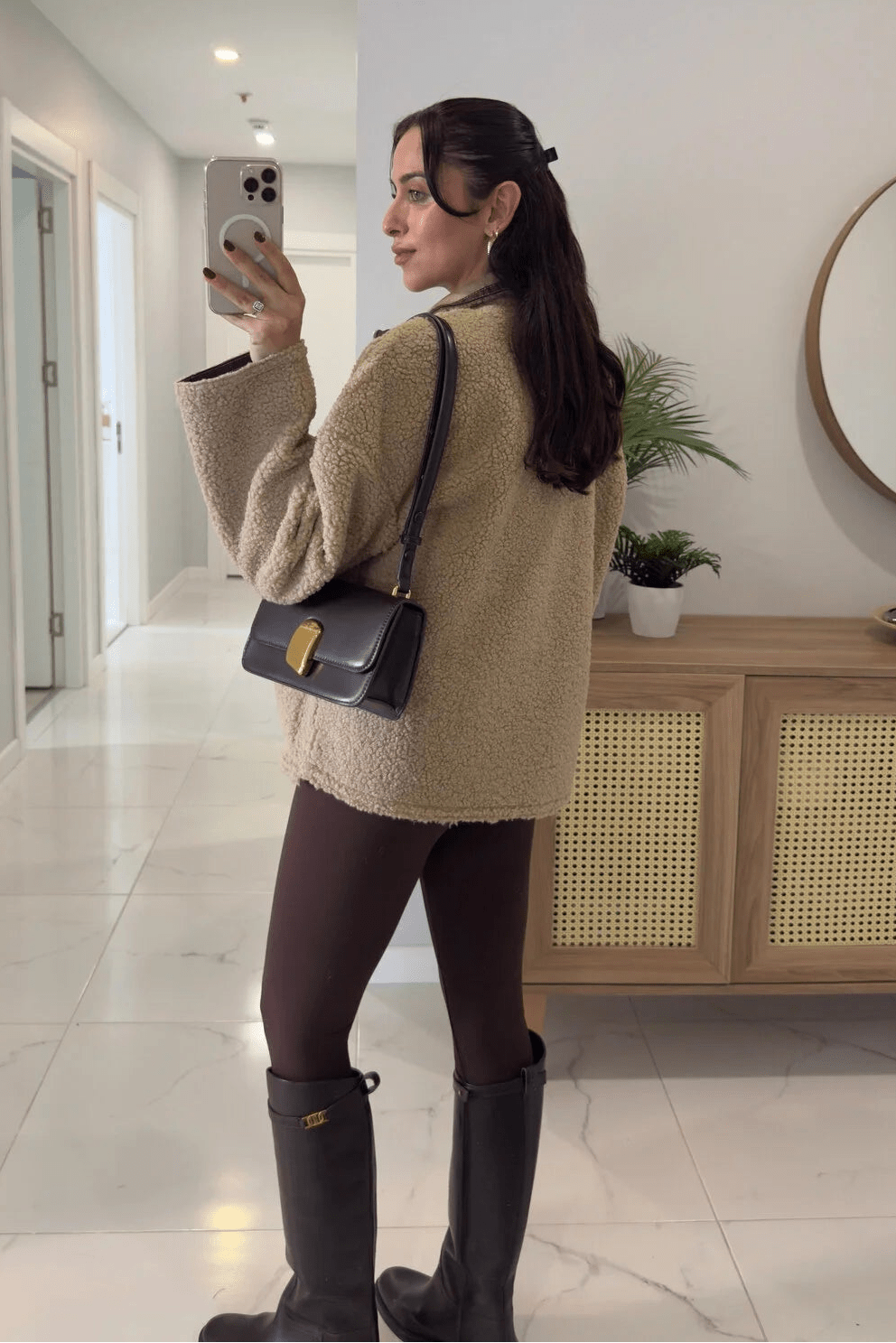 SOERA Carol Stand Collar Faux Fur Jacket - Jackets - 3256810101475923-;Ir1763625122511094239 Brown M