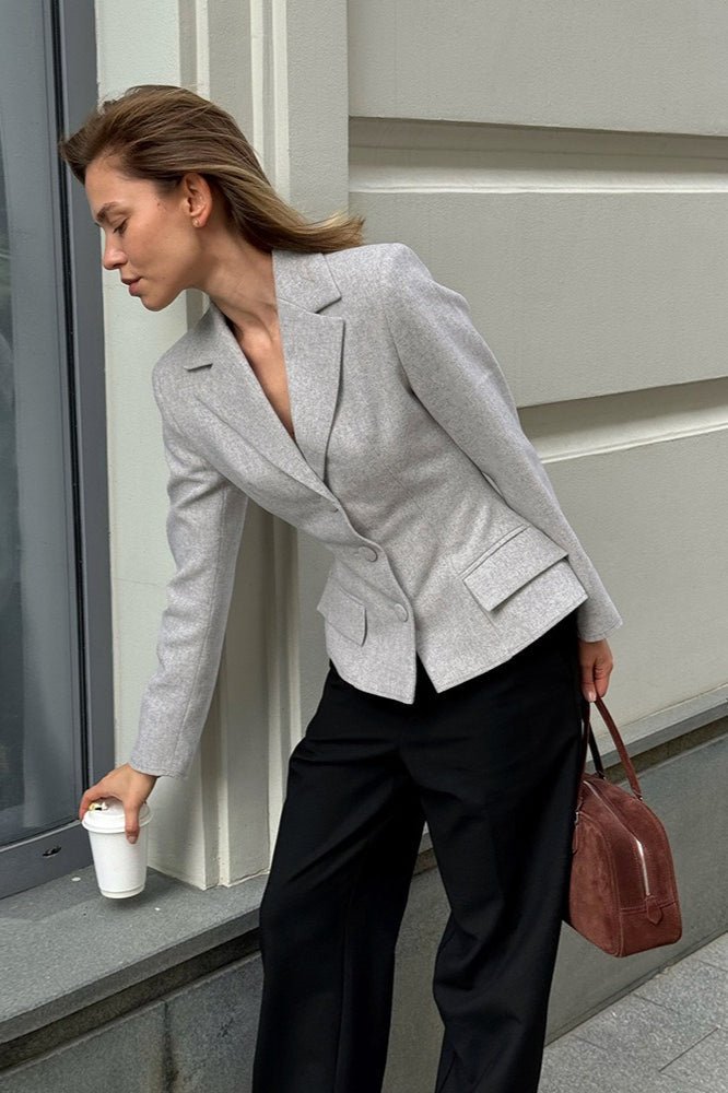 SOERA Geraldine Vintage Slim Fit Blazer - Jackets - HR1768690473143282400 L