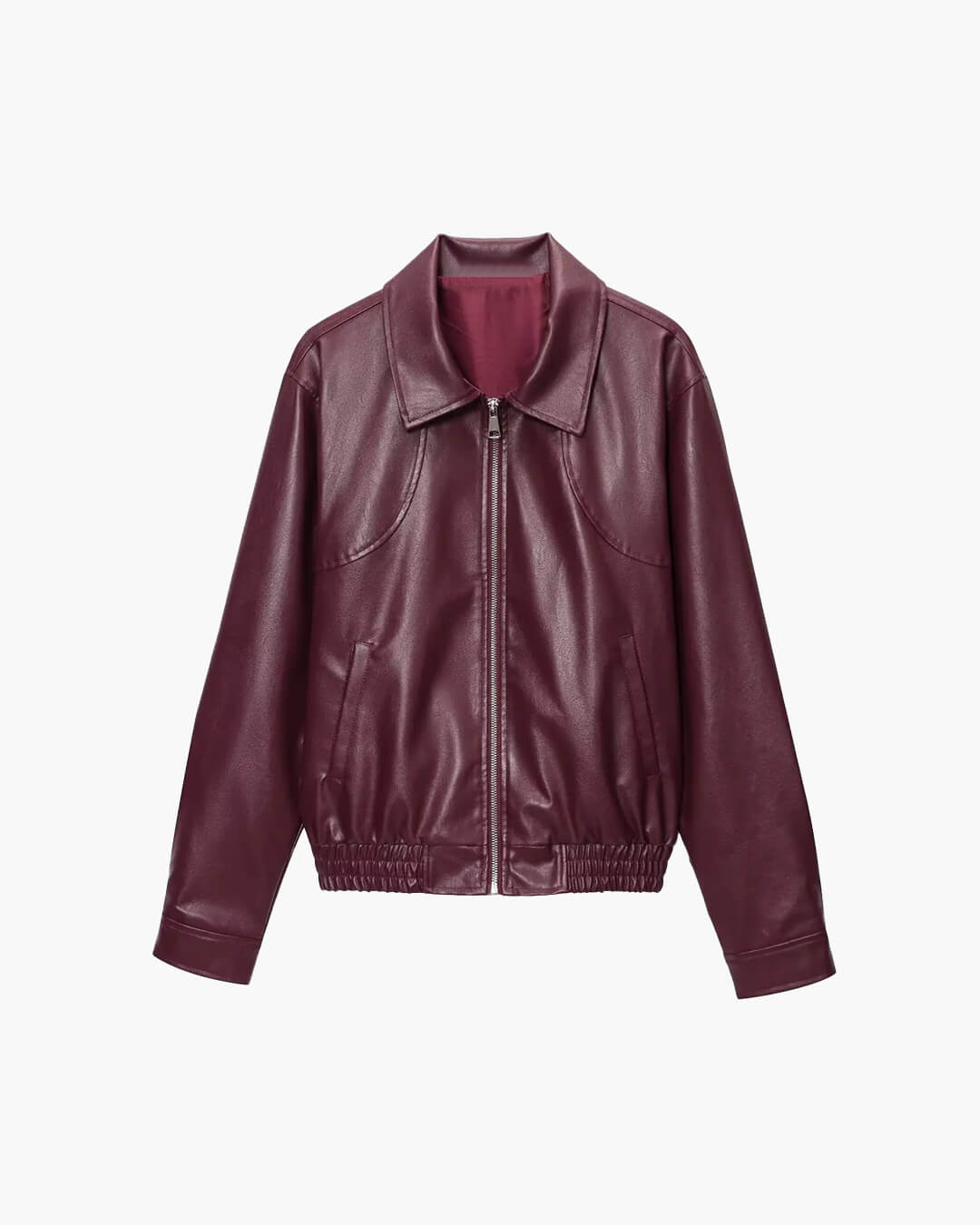 SOERA Harper Faux Leather Bomber Jacket - Jackets - gq1774532669739985266 S