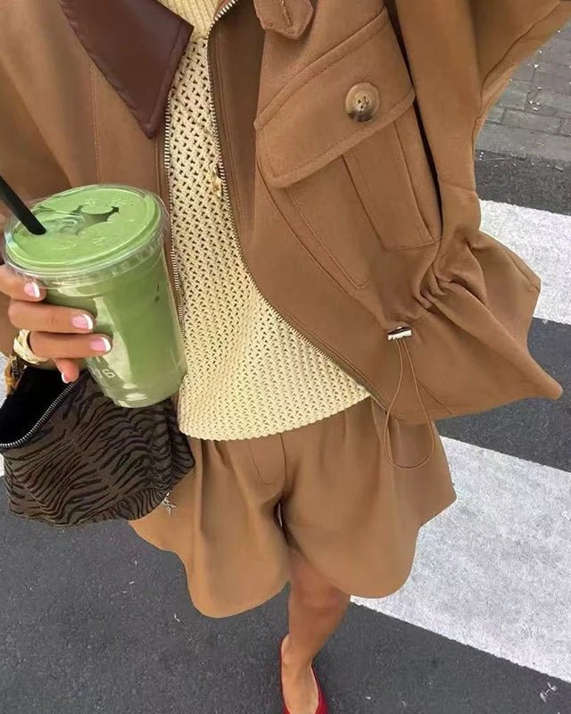 SOERA Virginia Drawstring Batwing Jacket - Jackets - 1005009456249322-;fP1772722482459397467 S