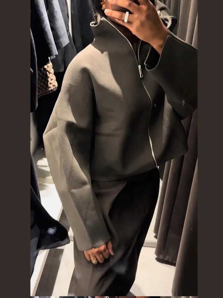 SOERA Zarina Zip Up Cropped Jacket - Jackets - 1005010572877146-;nc1773374039276238876 M