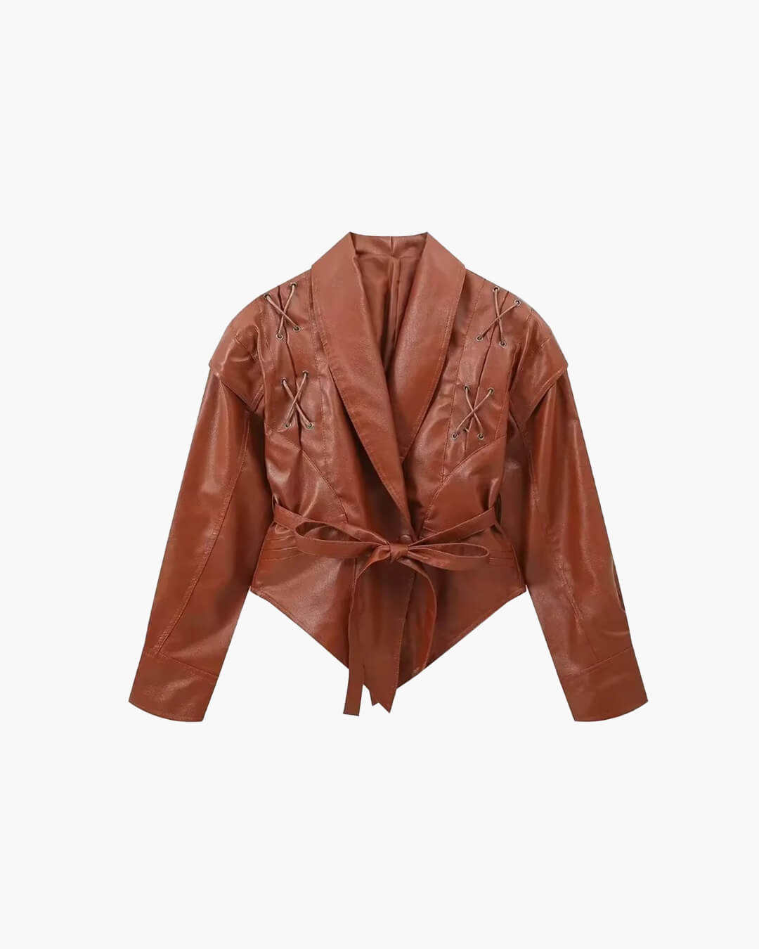 SOERA Zyra Biker Leather Jacket - Jackets - Camel L