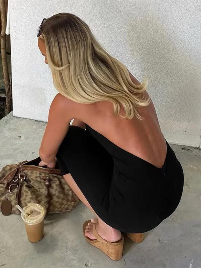 SOERA Lucy Backless Halter Jumpsuit - Jumpsuits - 1005009788497910-;TK1775670872846183432 XS