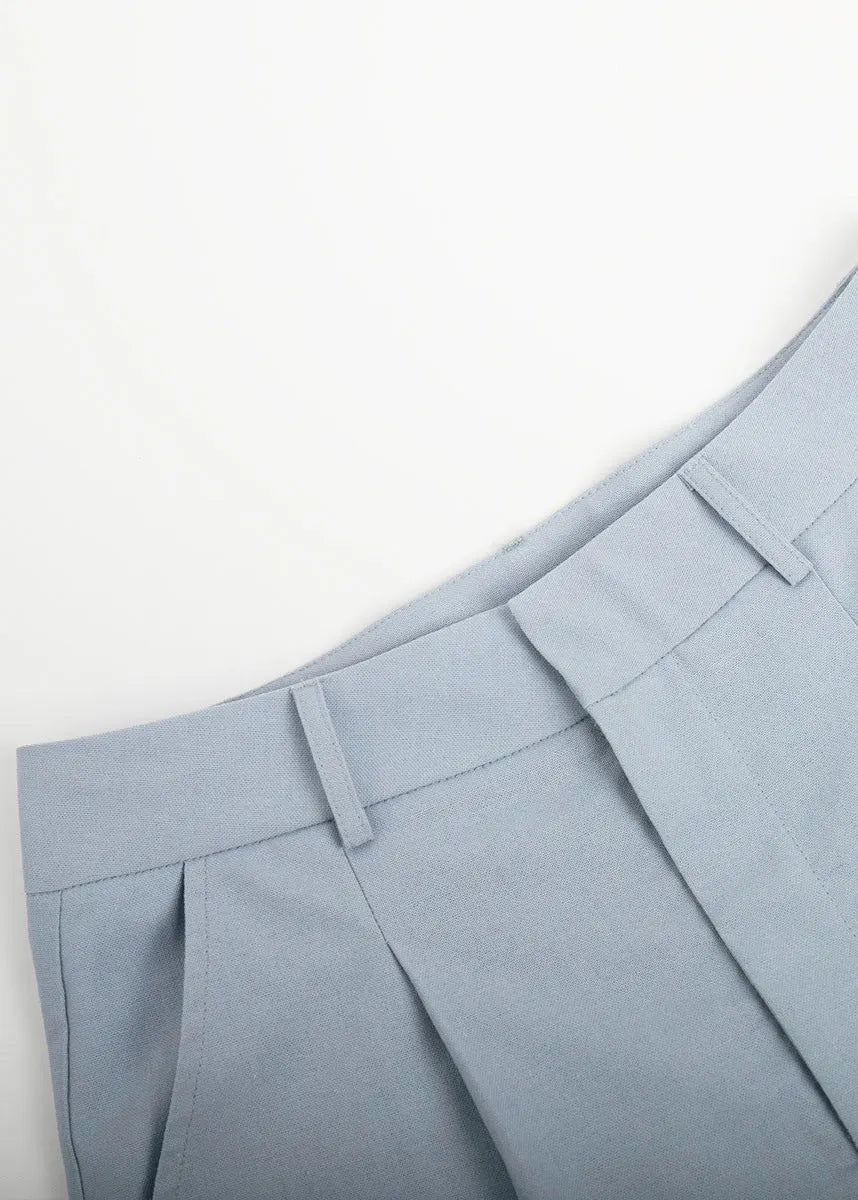 SOERA Bianca Tailored Vest and Shorts Set - Jumpsuits & Rompers - Beige M