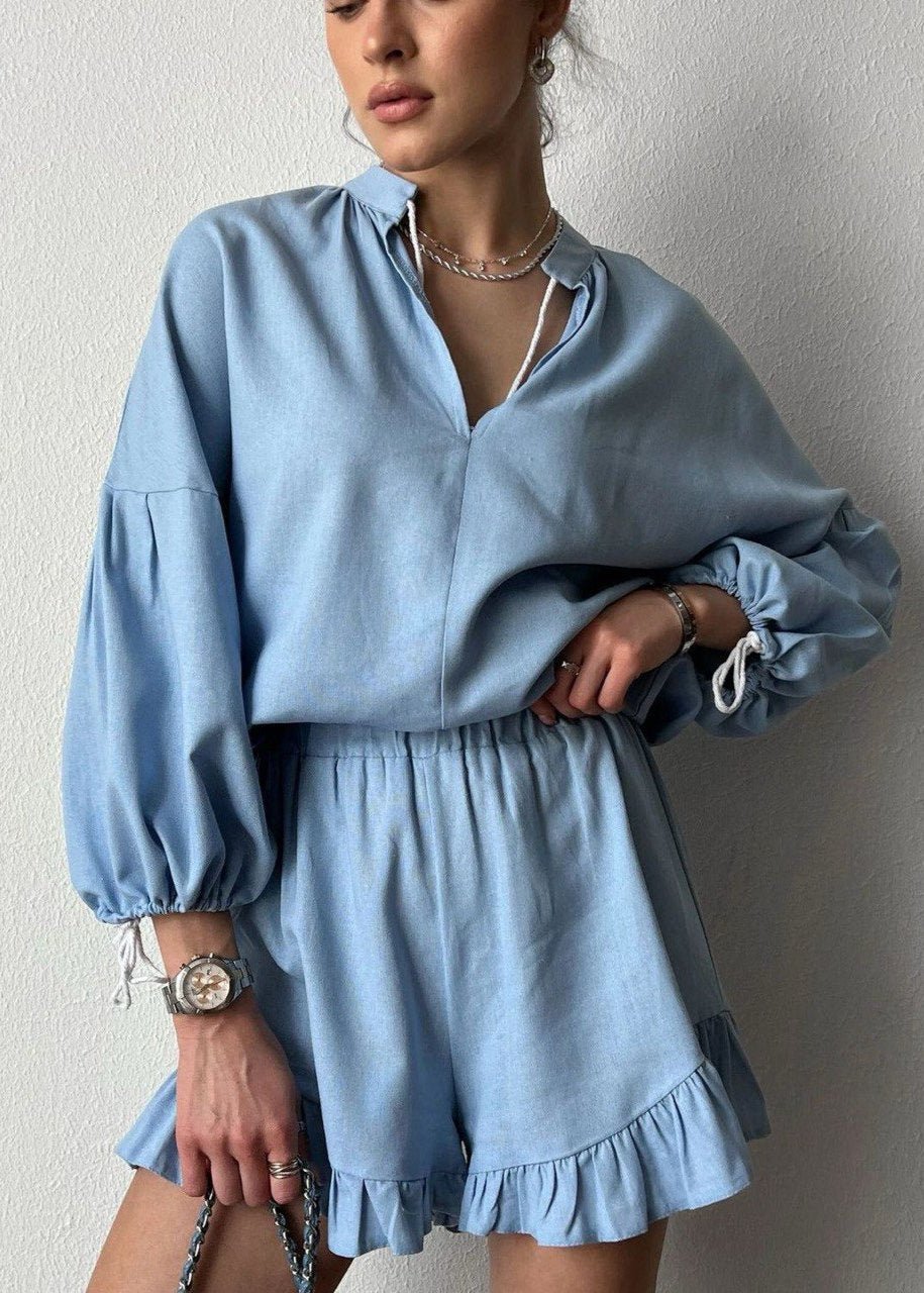 SOERA Celeste Azure Lounge Set - Matching Sets - Blue XL
