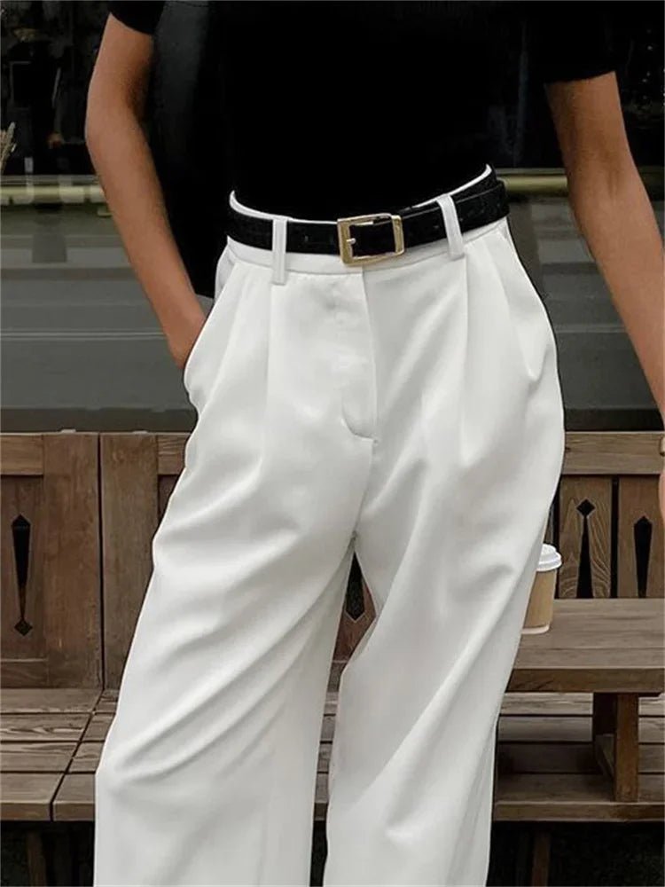 SOERA Celia High Waisted Wide Leg Pants - Pants - 1005005959599333-;sE1775670872678747457 M