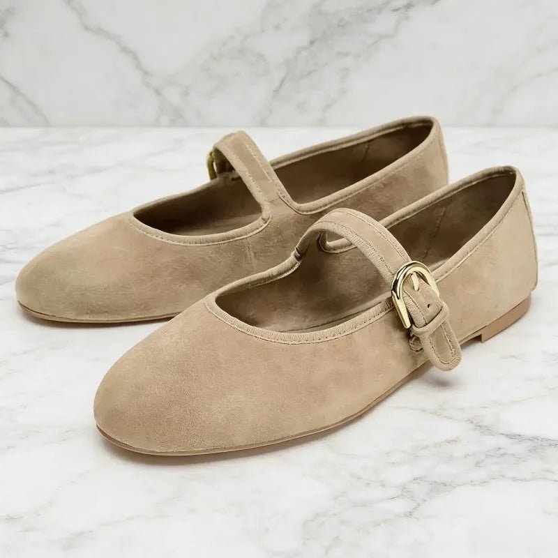 SOERA Morgana Suede Ballet Flats - Shoes - 1005009818581783-;yq1774012031157750732 36