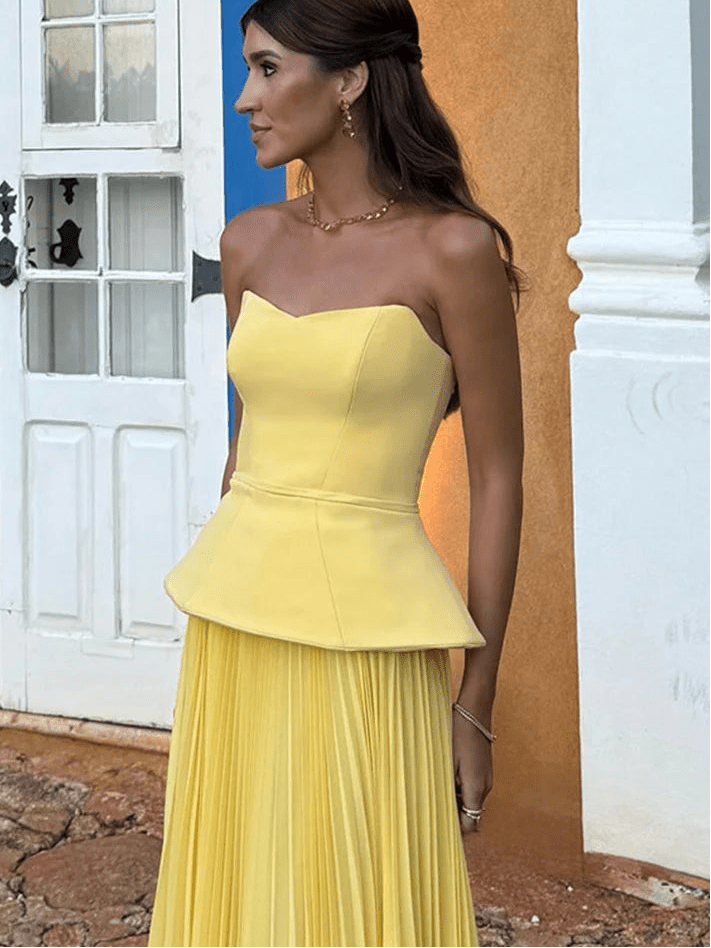 SOERA Sophia Pleated Summer Skirt Set - Skirt - S