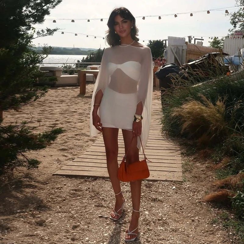 SOERA Samantha Loose Blouse Cover - up - Top - 1005010082385565-;Zx1772135168764672286 White S