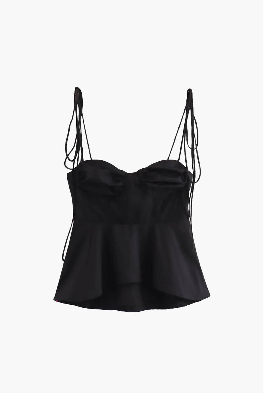 SOERA Jada Peplum Corset Cami Top - Tops - 1005007226627562-;zs1771345867932185193 Black XS