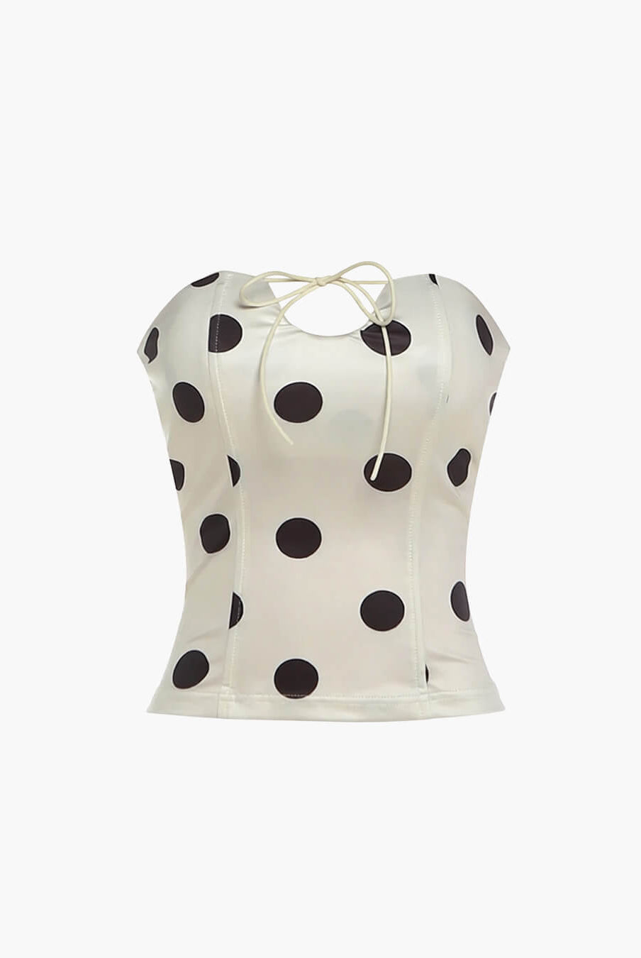 SOERA Jaida Polka Dot Strapless Top - Tops - 1005011564685793-;WK1771345061528080116 L