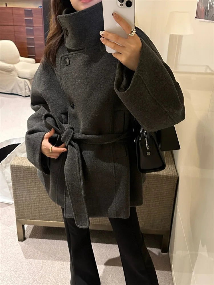 Charlize High Collar Coat 1