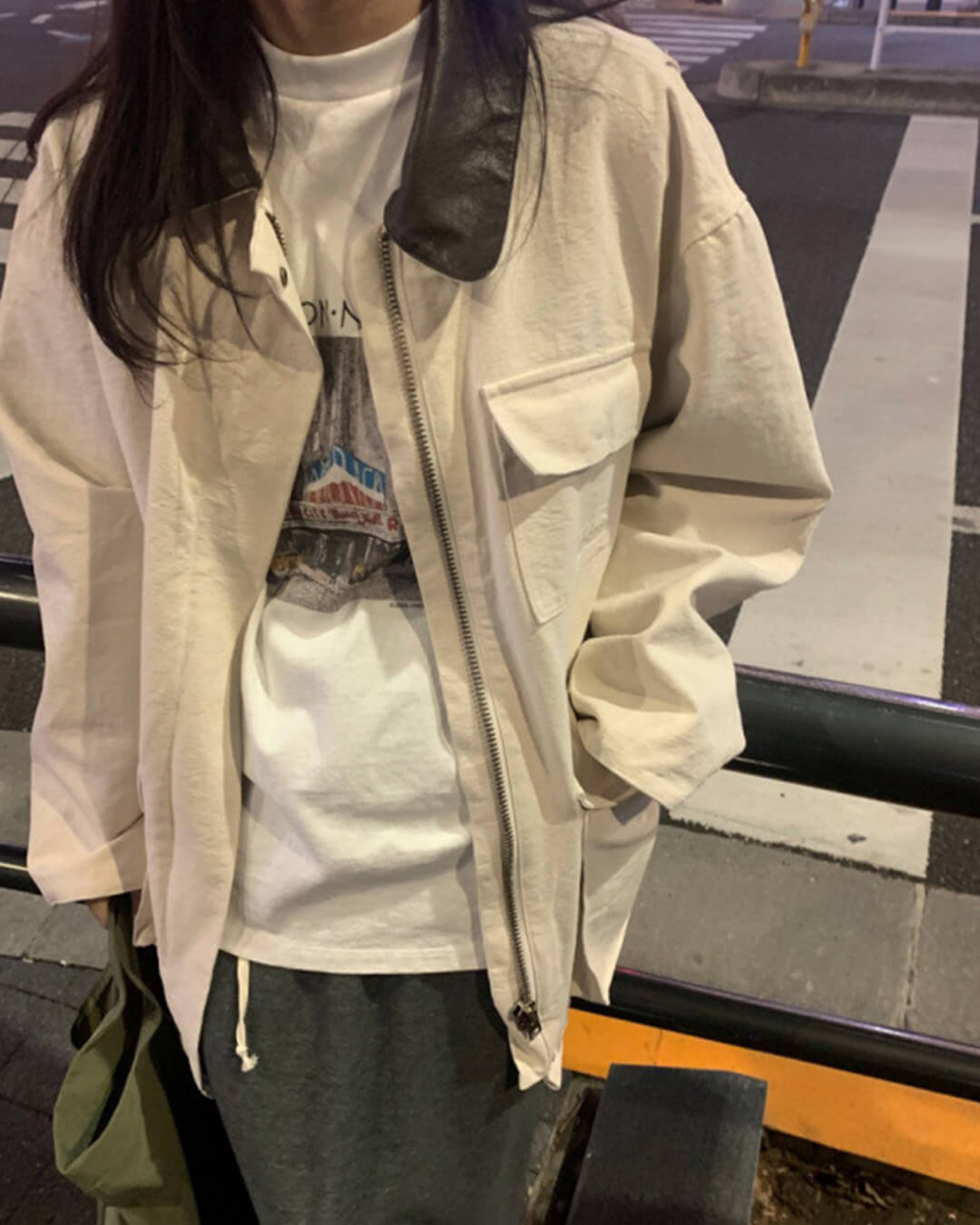 Lena Veste en coton décontractée