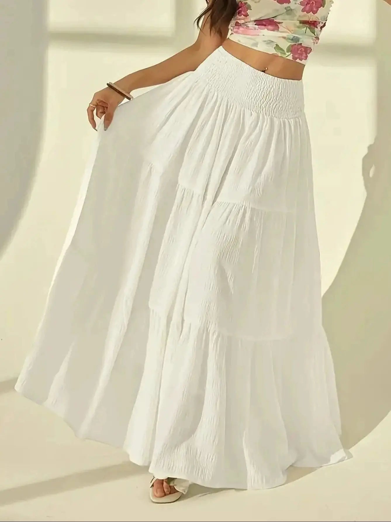 Celeste Layered Maxi Skirt