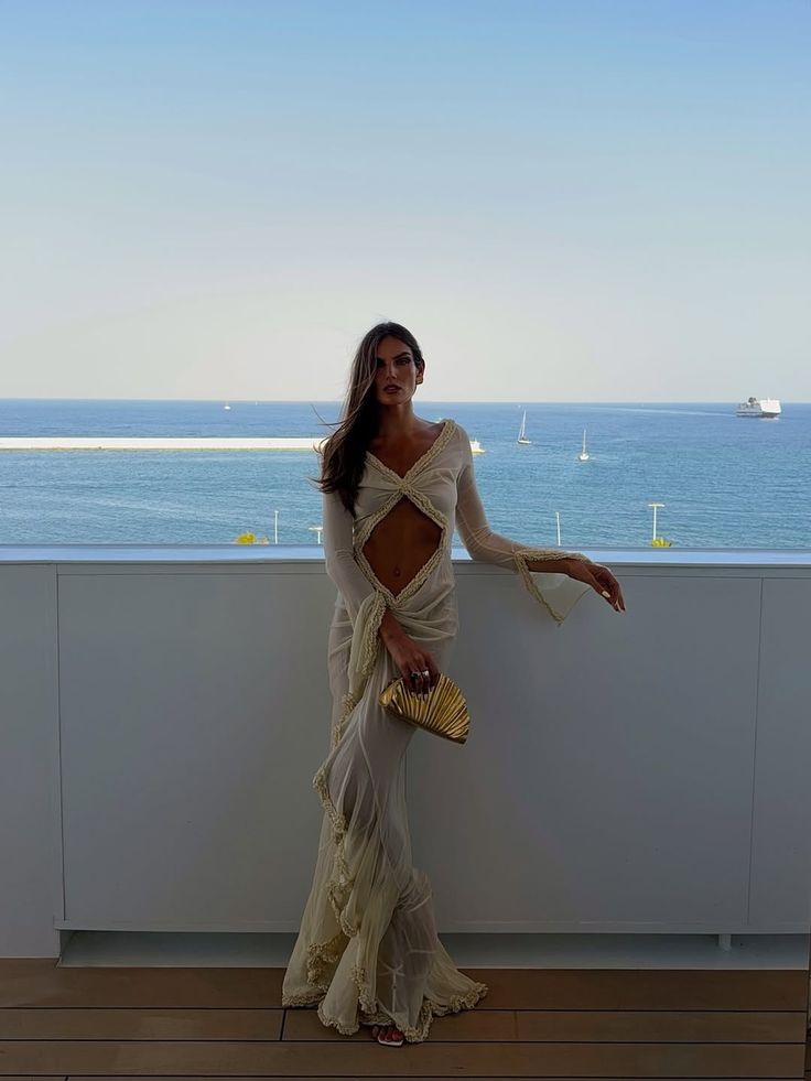 Vivian doorschijnende bodycon jurk