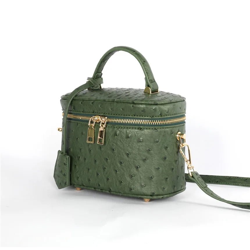 SOERA Delphine leather Box Bag - Bag -  Green