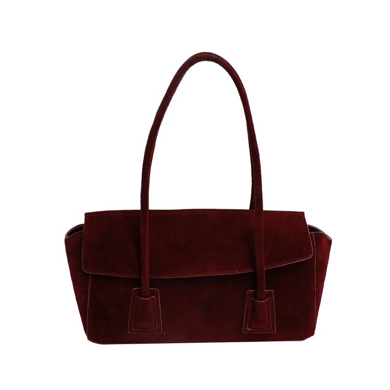 SOERA Yara Sequined Faux Suede Tote Bag - Bag -  Grey