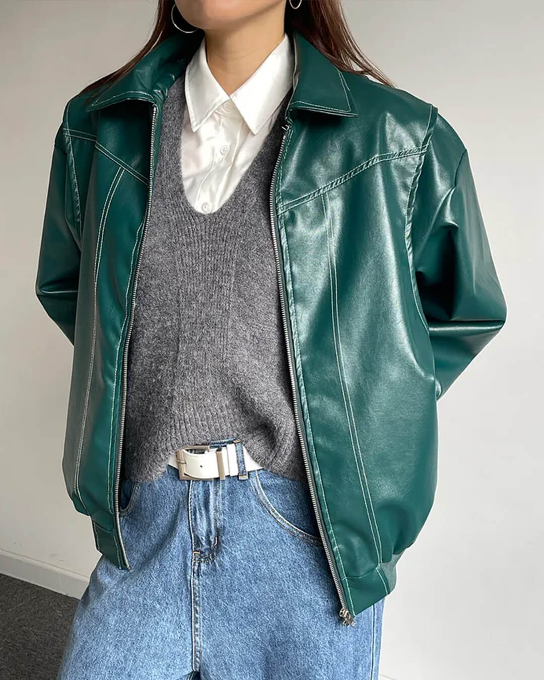 Brooke bomber zippé