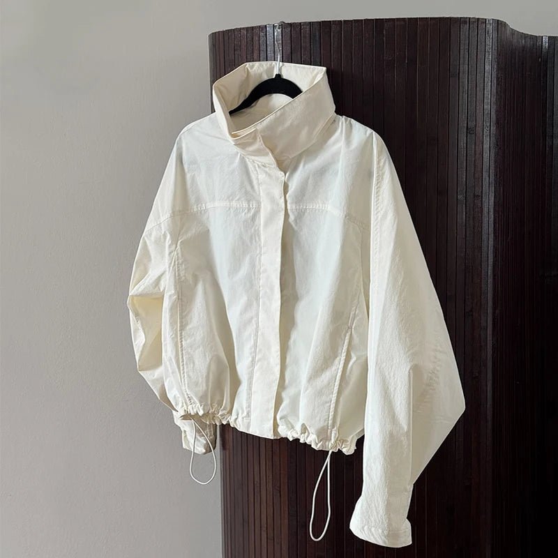 SOERA Bianca Hooded Waterproof Bomber Jacket - Coats & Jackets -  White S
