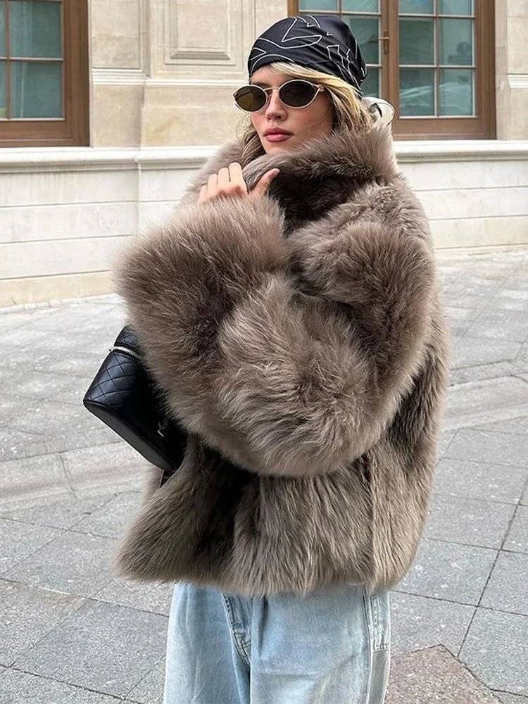 SOERA Thalia Faux Fur Coat - Coats & Jackets - 3256809489003240-;vc1765938875055840812 S