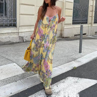 Bianca bloemen chiffon camijurk