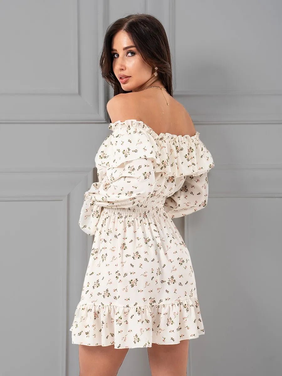 SOERA Bianca Off - Shoulder Ruffled Mini Dress - Dress -  3XL