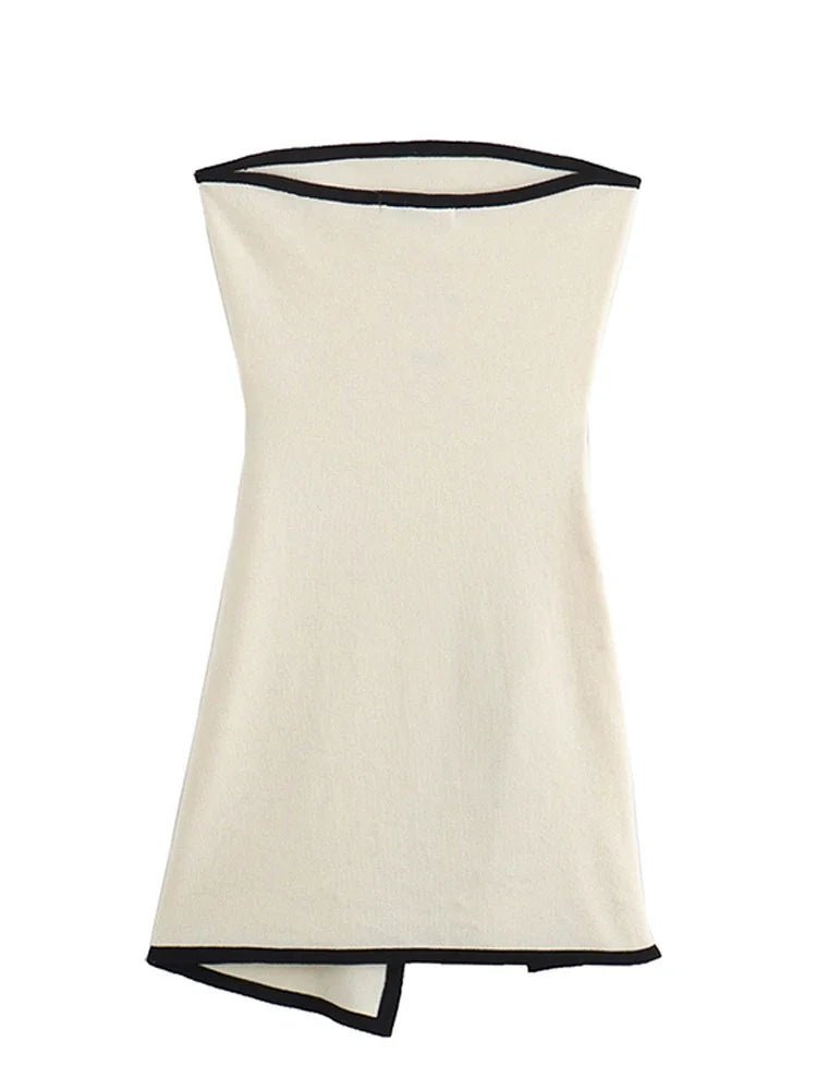 SOERA Celeste Backless Lace-Up Mini Dress - Dress -  Black XS