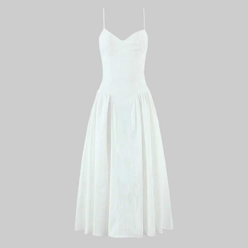 SOERA Luciana Bodice Spaghetti Strap Midi Dress - Dress -  S