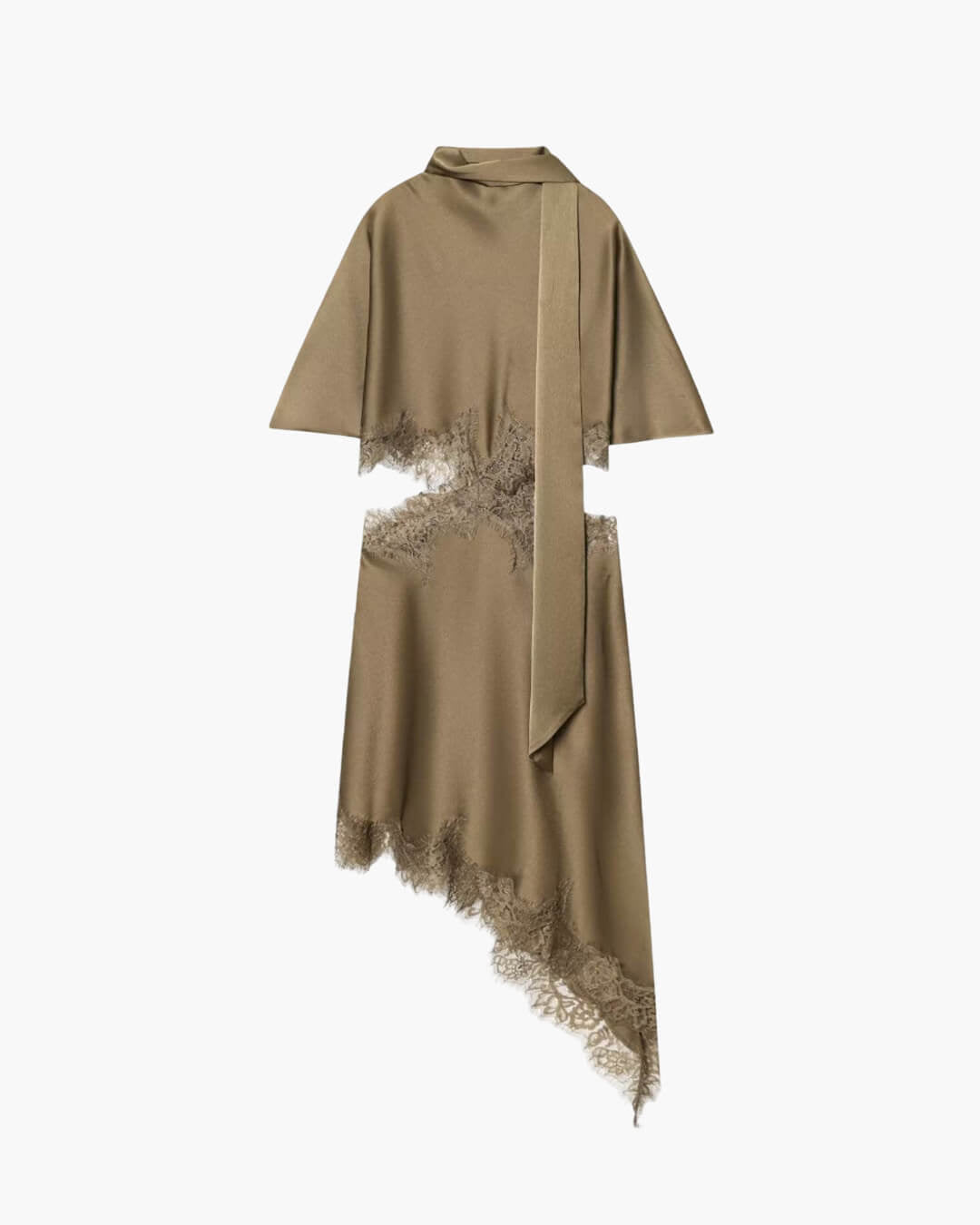 SOERA Bianca Cut Out Satin Mini Dress - Dresses - 1005011887169747-;sQ1775670871074553055 M