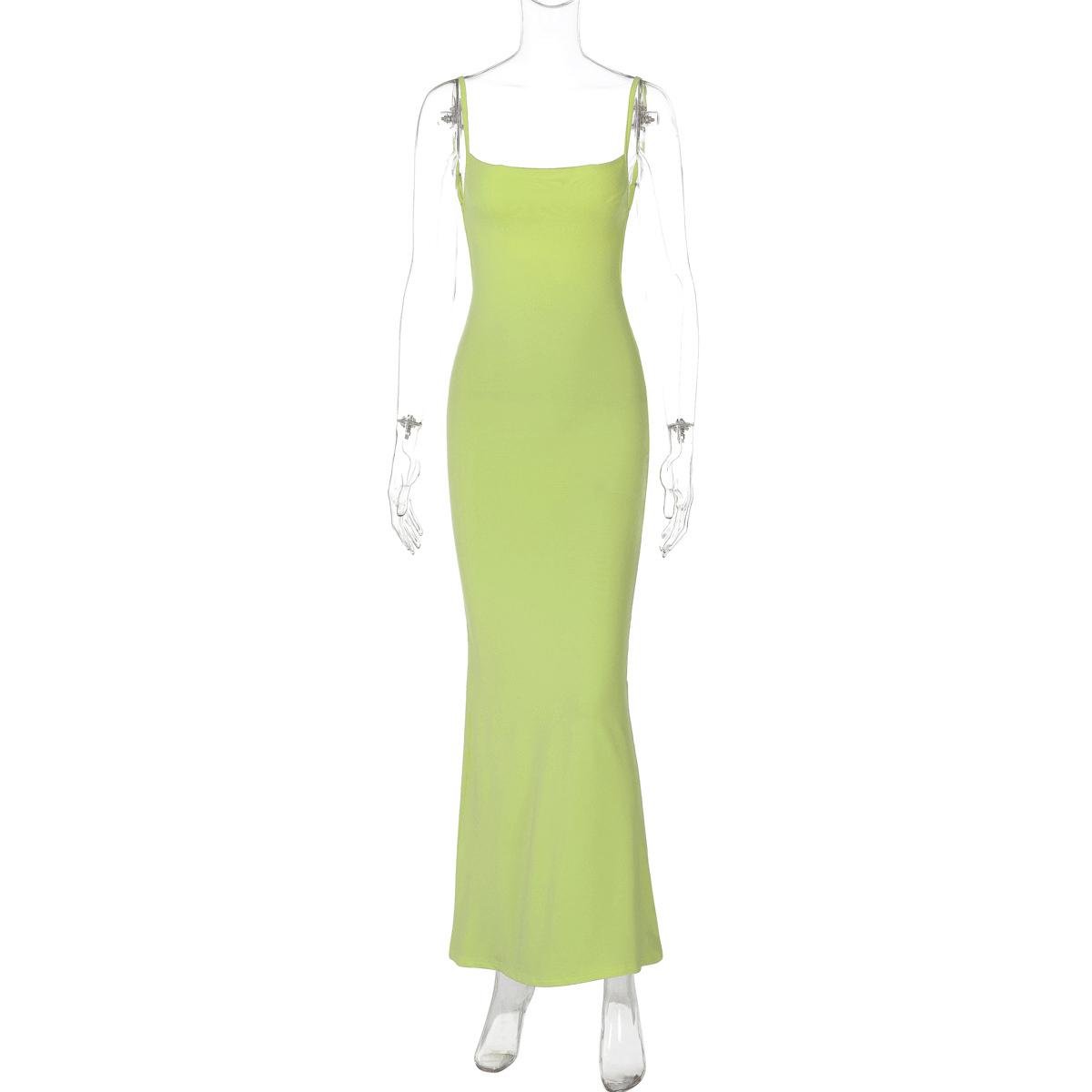 SOERA Janet V Neck Strap Maxi Dress - Dresses -  Gray XS