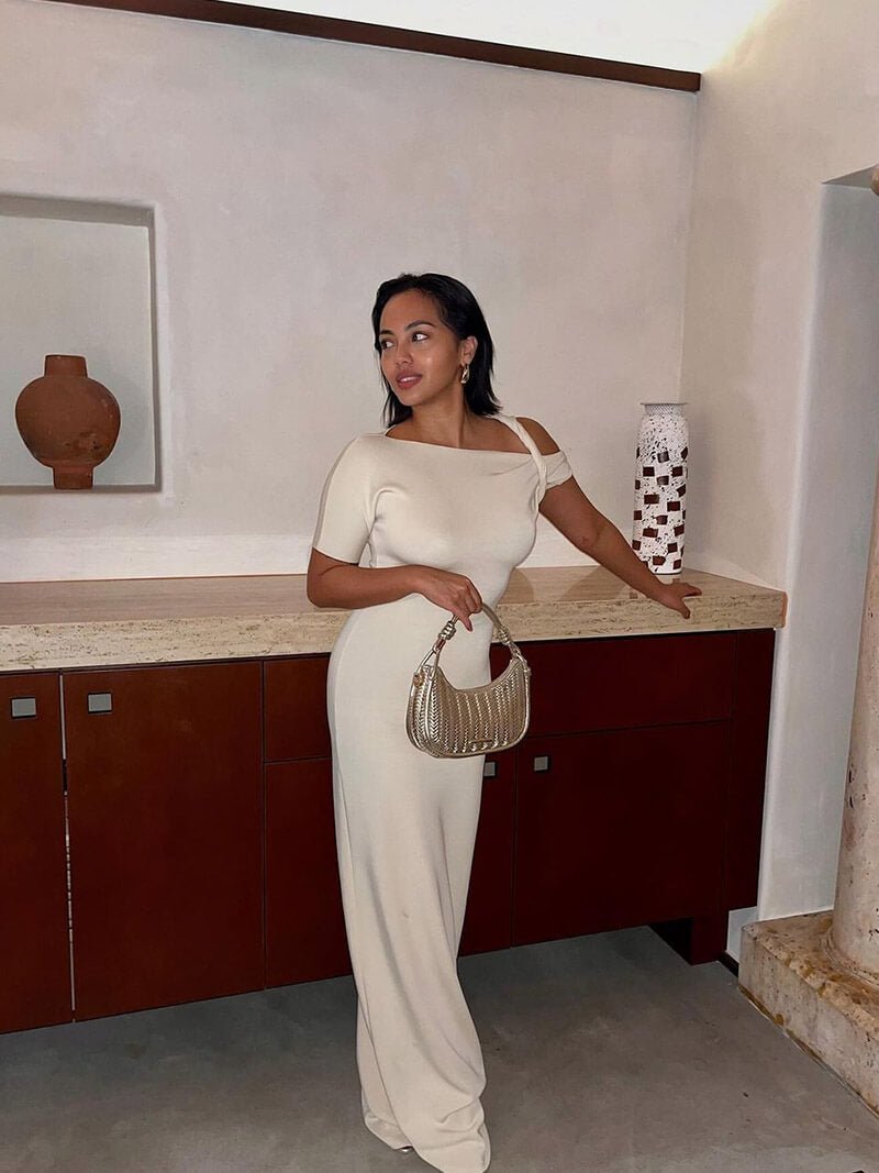 SOERA Kylie twisted maxi dress - Dresses - Soera-Naela-twisted-maxi-black/S Black S