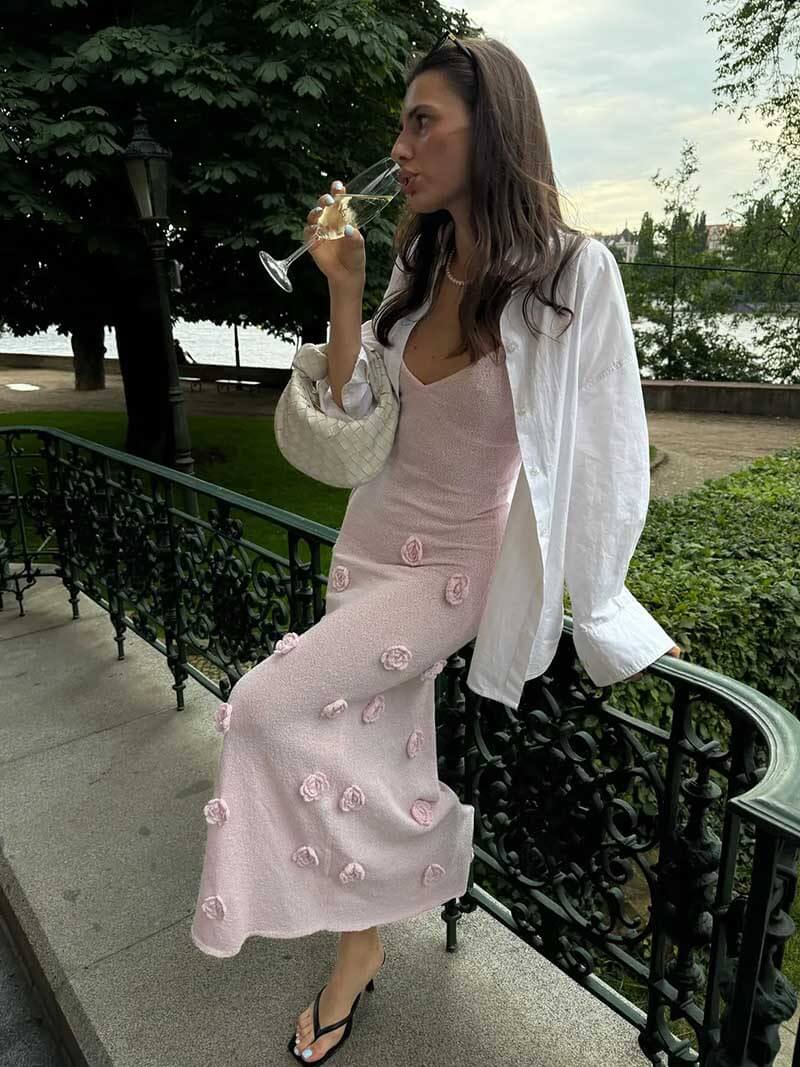 SOERA Sofia maxi dress - Dresses - DWOD2-QK943001 White S