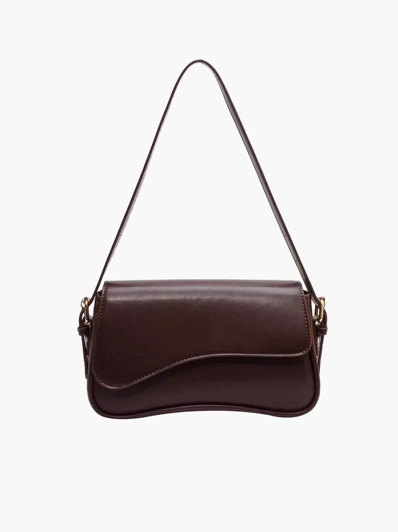 SOERA Mila Shoulder Saddle Bag - Handbags - Soera-Mila-Shoulder-Bag-Dark-Brown Dark Brown Regular