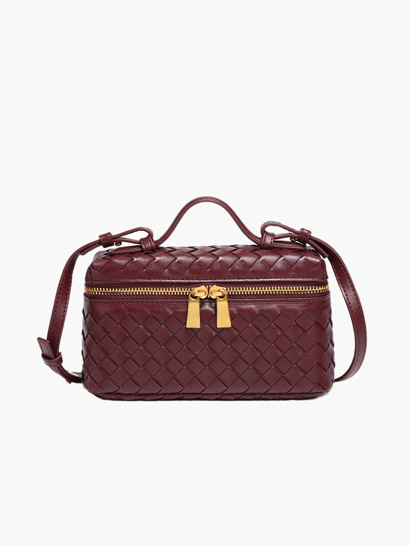 SOERA Tara Woven bag - Handbags - DBAD2-RE843007 Wine Red